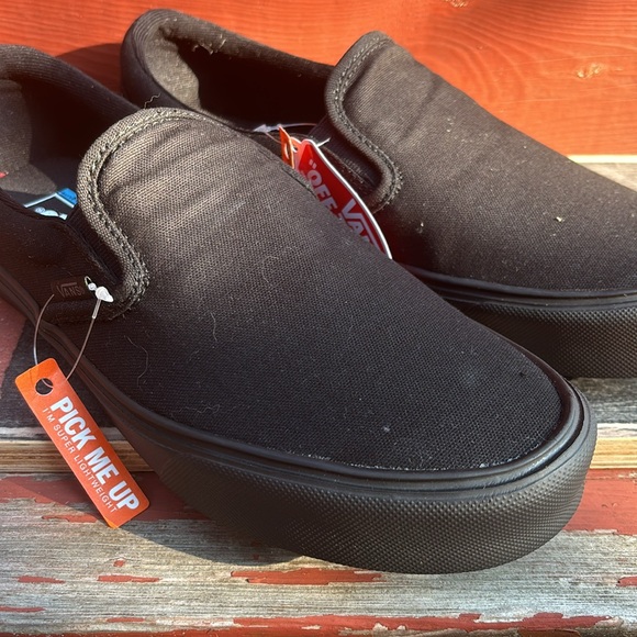 Vans Men's Slip-On Lite+ (Canvas)Black/Black - Picture 3 of 7